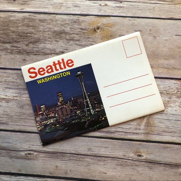 Seattle Washington Photo Panel Book Vintage Travel - Picture 1 of 6